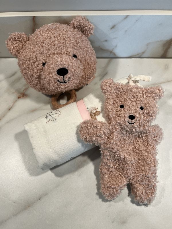 Kraamcadeau Teddy Bear - Wild Rose