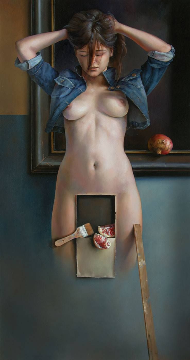 Девојка и калинки