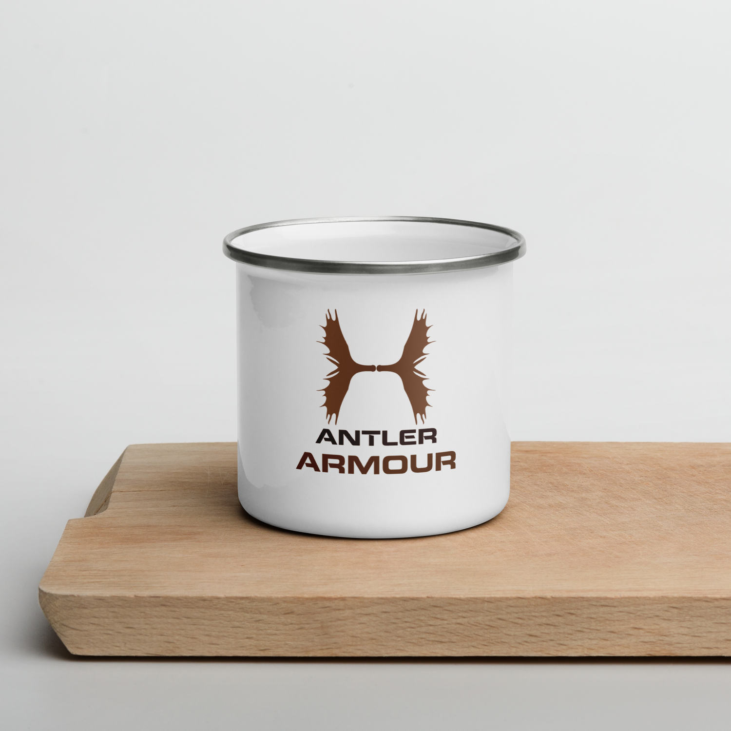 Antler Armour Enamel Mug