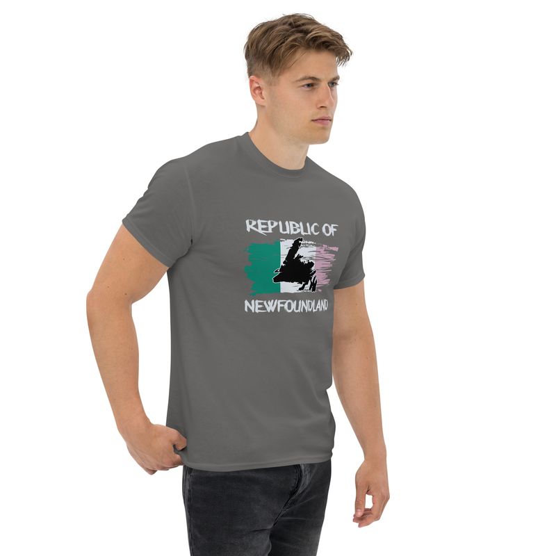 Republic of Newfoundland Distressed flag Unisex classic tee