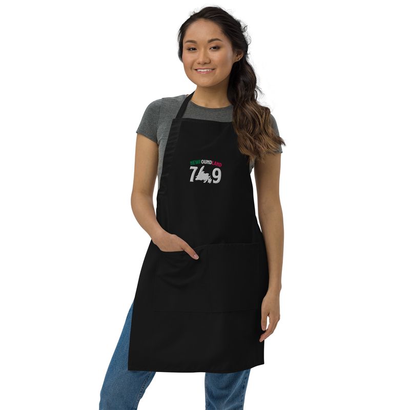 Newfoundland 709 Embroidered Apron