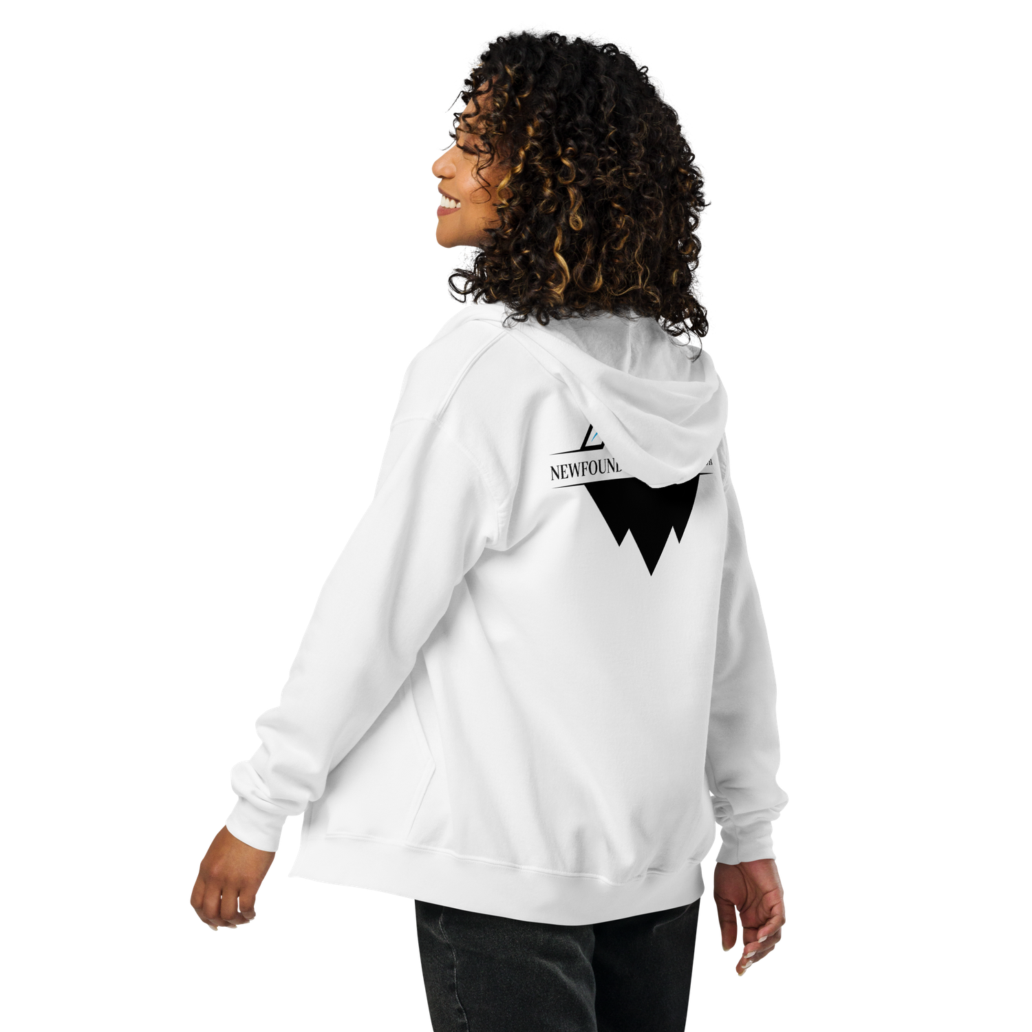 Newfoundland and Labrador Iceberg Unisex heavy blend zip hoodie