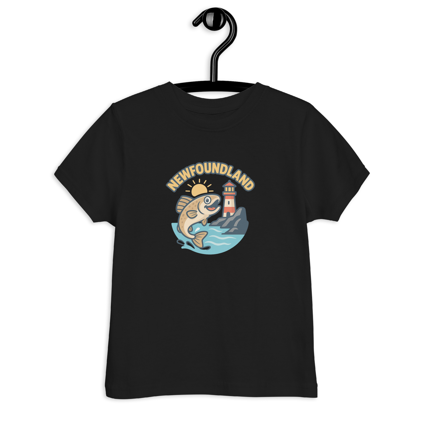 Newfoundland Cod/Lighthouse Toddler jersey t-shirt
