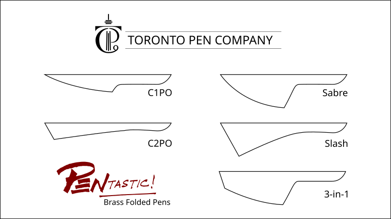 PENtastic folded pens