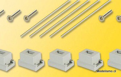 Viessmann 4192 H0 ​Ancla de tierra, 5 piezas