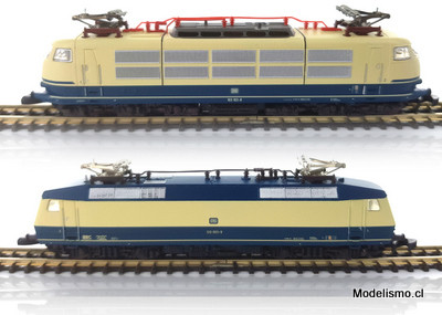 Märklin Z 88179 Locomotoras eléctricas de doble paquete BR 120.1 y BR 103 - usado