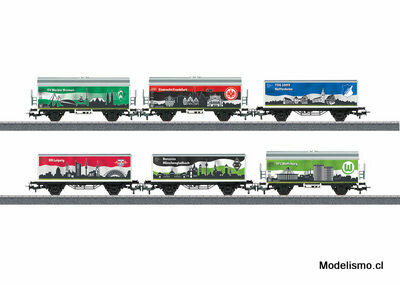 Märklin 44814 Set de vagones &quot;Bundesliga&quot;, set 3 - usado