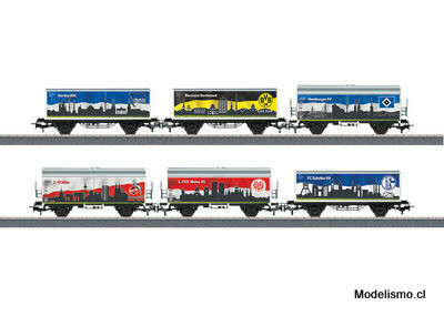 Märklin 44813 Set de vagones &quot;Bundesliga&quot;, set 2 - usado