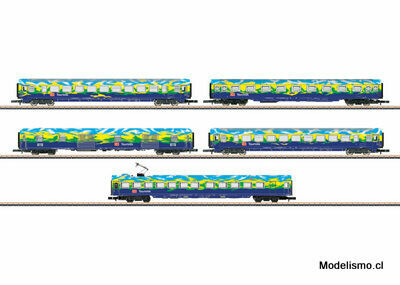Märklin Z 87303 Set de coches de viajeros de segunda clase de &quot;Tren Turístico&quot; de la DB AG - usado