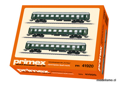Märklin Primex 41920 Set de coches de expreso &quot;Tin Plate&quot; - usado