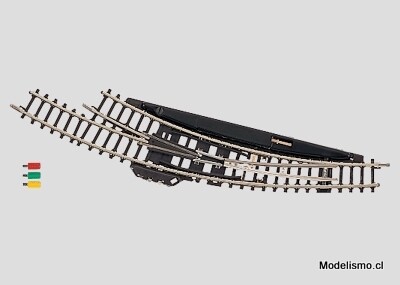 Märklin Z 8569 Desvío en curva a la derecha electromagnético - usado