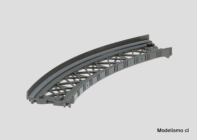 Märklin 8977 Tramo de rampa en curva - usado