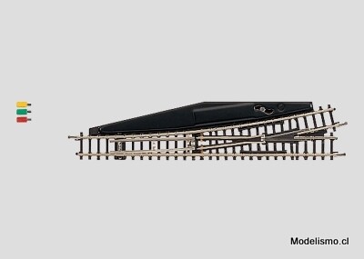 Märklin Z 8562 Desvío a la izquierda electromagnético - usado