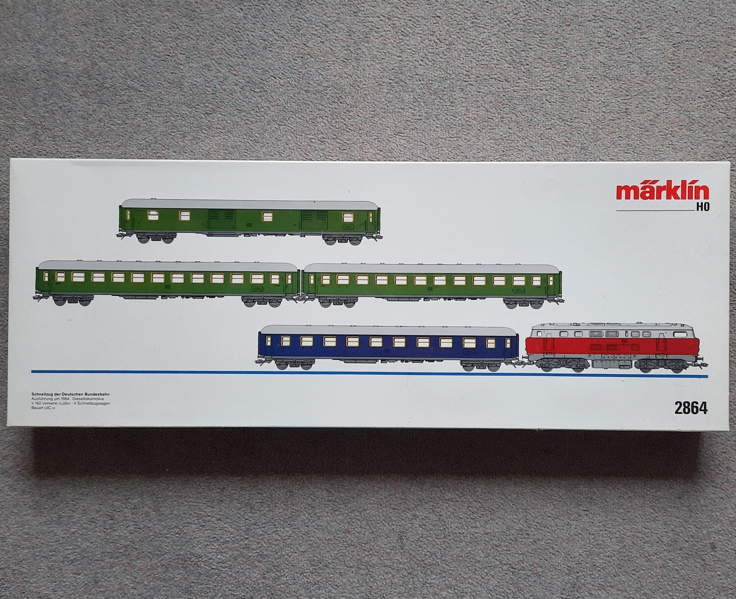 Märklin H0 2864 ​Tren expreso de la DB usado
