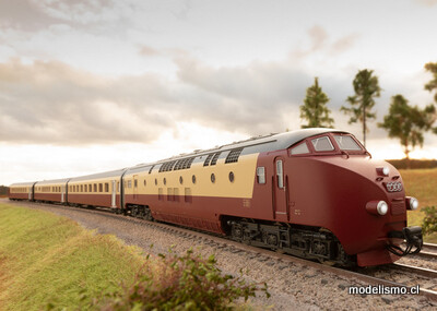 Märklin 39706 Tren automotor diésel RAm TEE &quot;EDELWEISS&quot; - usado