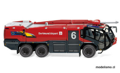 Wiking H0 62648 Rosenbauer FLF Panther 6x6, Dortmund Airport