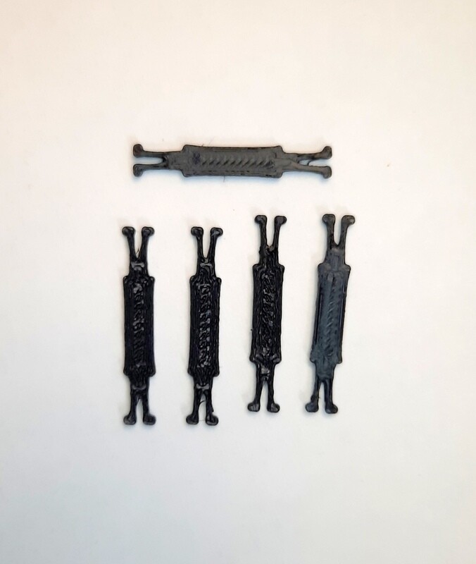 Enganches cortos fijos H0 NEM x5