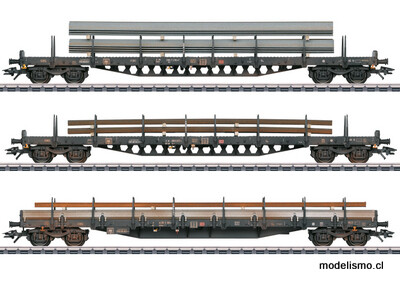 Märklin H0 47145 Set de vagones de teleros - usado