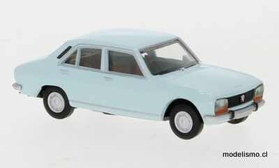 Brekina 29117 Peugeot 504, azul claro, 1961 1:87
