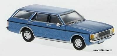 PCX 870035 1:87 Ford Granada MK I Turnier azúl metálico, 1974