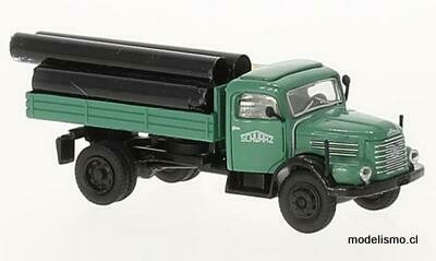 Brekina 58045 Steyr 480 con vigas / tubos Schwarzbau 1:87
