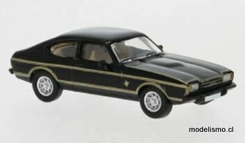 PCX 870070 1:87 Ford Capri MK II negro, decoración, 1974