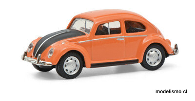 Schuco 452662800 VW Escarabajo naranja / negro 1:87
