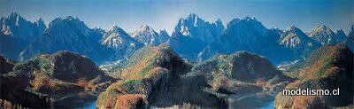 Faller 180512 Fondo del modelo Neuschwanstein