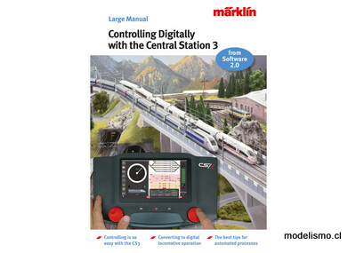 Märklin 03093 Libro "Control digital con la Central Station 3" Versión en inglés.