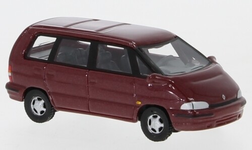 BoS 87705 Renault Espace II, rojo oscuro metalizado, 1991, Resina, 1:87