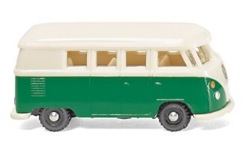 Wiking 93204 VW T1, verde / beige claro, autobús 1:160