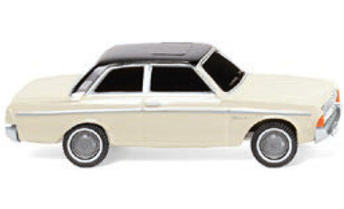 Wiking 20402 Ford 20M (P5), blanco / negro, 1960 1:87