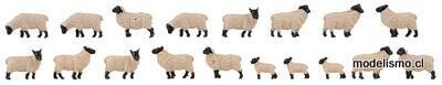 Faller 151918 18 ovejas de cabeza negra