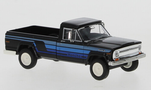 Brekina 19810 Jeep Gladiator B, negro/azul, Honcho, 1968, 1:87