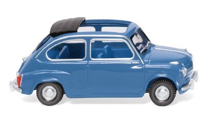 Wiking 009906 H0 Fiat 600 azul, 1955