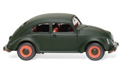 Wiking H0 83018 VW pretzel escarabajo, verde oscuro mate, 1946