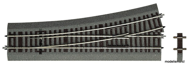 Roco 42532 - Desvío izquierda Wl15