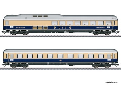 Märklin 43882 Set 2 de coches de expreso &quot;Flecha del Rin 1963&quot; - usado