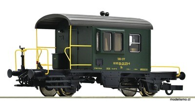 Roco 67610 - Furgón de cola para trenes de mercancías "Sputnik", SBB