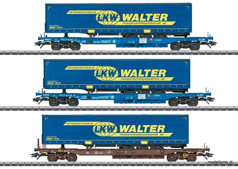 Märklin 47120 Set de vagones canguro LKW Walter