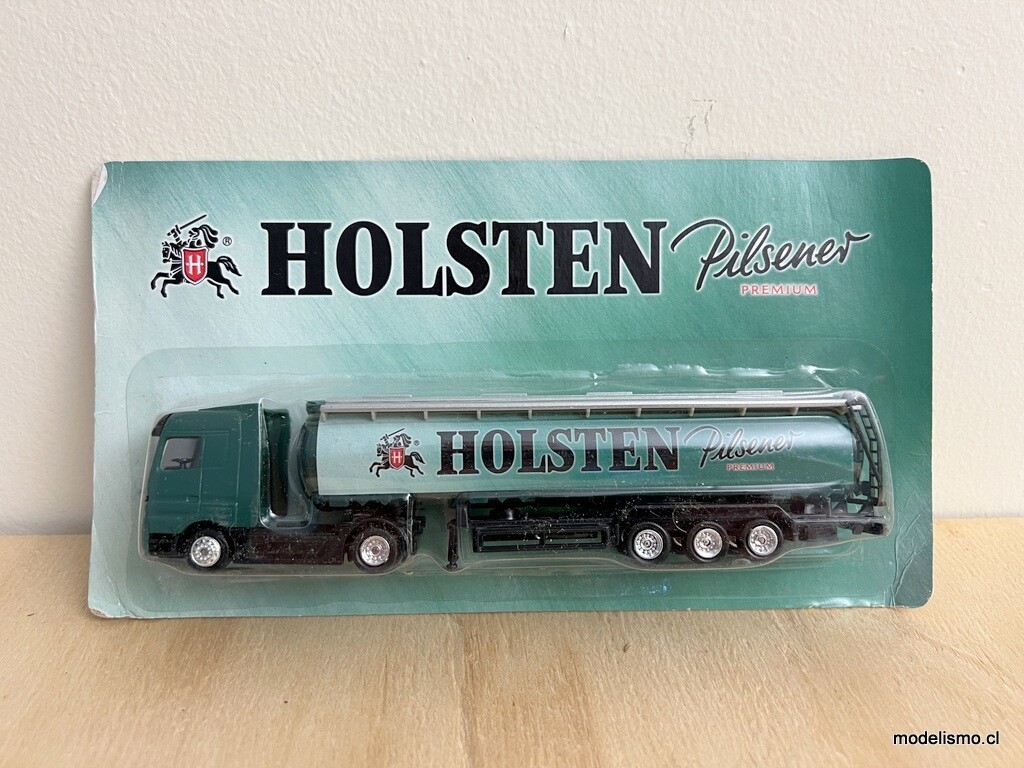 H0 1:87 Camión con remolque cisterna Mercedes Benz - Holsten Pilsener
