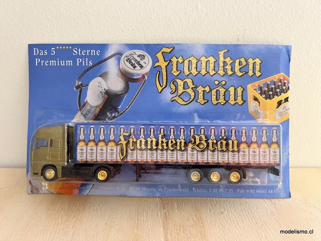 H0 1:87 Camión con remolque MAN - Franken Bräu