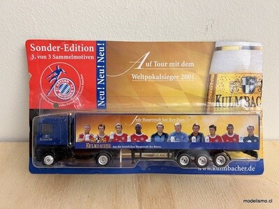 H0 1:87 Camión con remolque Renault - Kulmbacher Sonder-Edition FC Bayern München EV