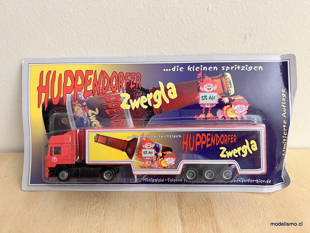 H0 1:87 Camión con remolque MAN - Huppendorfer Zwergla