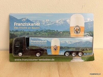 H0 1:87 Camión con remolque Mercedes Benz - Franziskaner