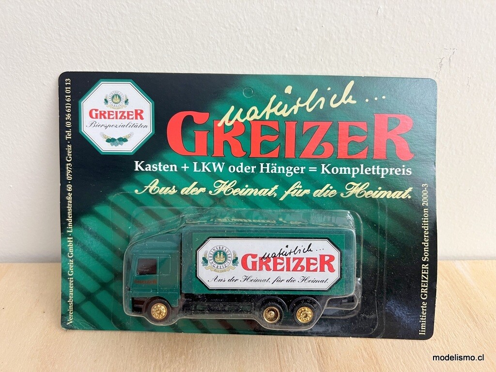 H0 1:87 Camión Mercedes Benz - natürlich Greizer