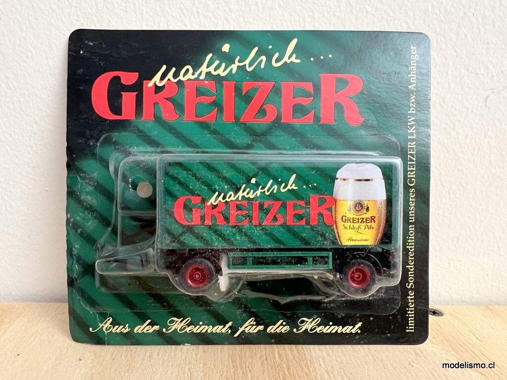 H0 1:87 remolque de dos ejes - natürlich Greizer