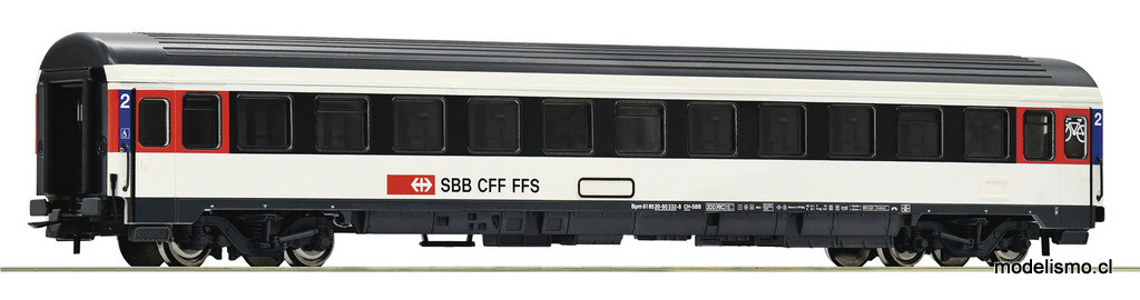 Roco 54167 Coche de compartimientos Eurocity de 2a clase, SBB
