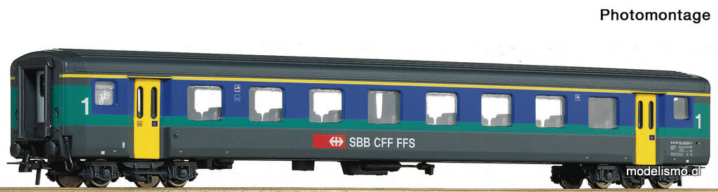 reserva anticipada Roco 74565 Coche de tren expreso de 1a clase EW II, SBB