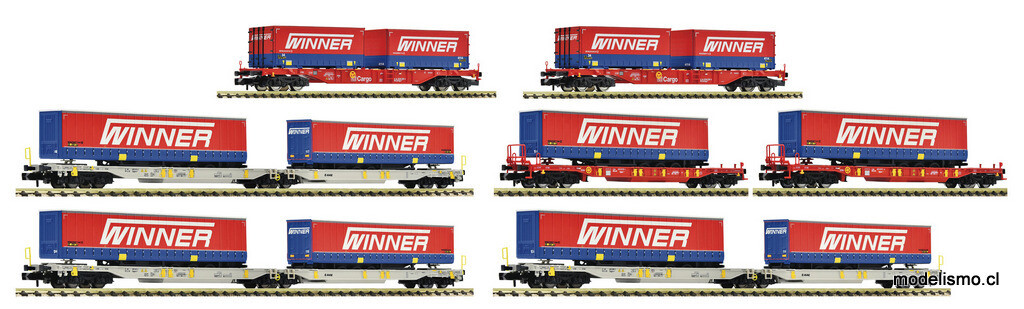 Fleischmann 825030 Display de 7 piezas: "El transportista Winner"